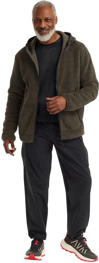Jack Wolfskin Stone Lite Hooded Jacket Men Sherpa fleece trui heren XXXL obsidian moss obsidian moss - Foto 6