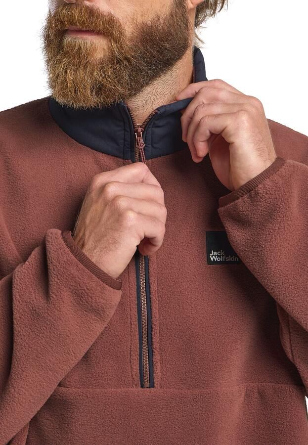Jack Wolfskin Sumetro HZ Men Fleece trui Heren XXXL dark rust Dark Rust - Foto 4