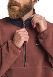 Jack Wolfskin Sumetro HZ Men Fleece trui Heren XXXL dark rust Dark Rust - Thumbnail 4
