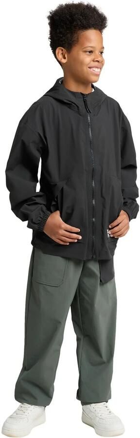 Jack Wolfskin T-Shirt Smileyworld 2.5L Jacket Youth Regenjack tieners 128 granite black granite black - Foto 6