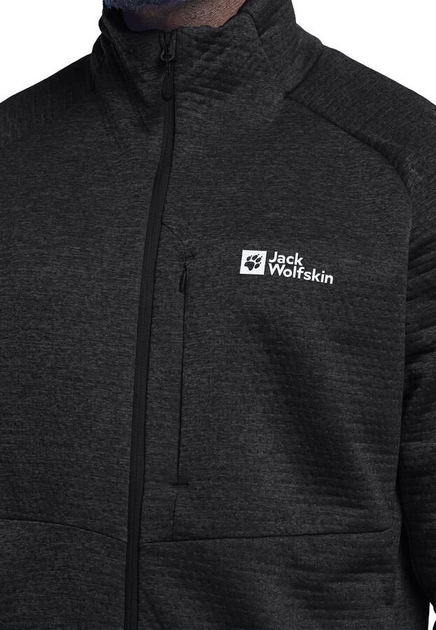 Jack Wolfskin Taiga FZ Men Fleece jack Heren M black - Foto 4