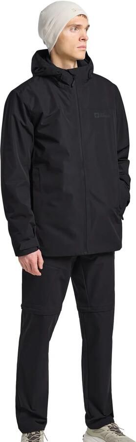 Jack Wolfskin Functioneel 3-in-1-jack TAUBENBERG 3IN1 JKT M 3in1 waterdicht winddicht overgangsjas - Foto 9
