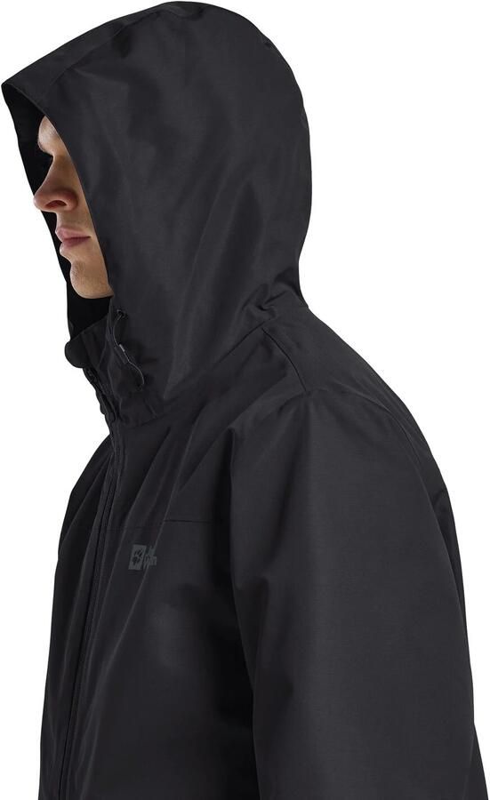 Jack Wolfskin Functioneel 3-in-1-jack TAUBENBERG 3IN1 JKT M 3in1 waterdicht winddicht overgangsjas - Foto 4