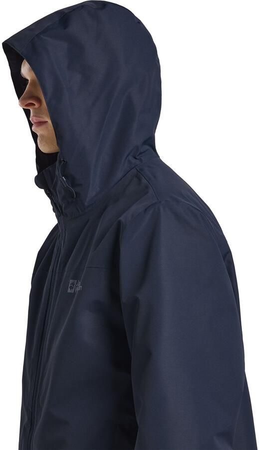 Jack Wolfskin Functioneel 3-in-1-jack TAUBENBERG 3IN1 JKT M met waterafstotende ritsen waterdicht ademend - Foto 3