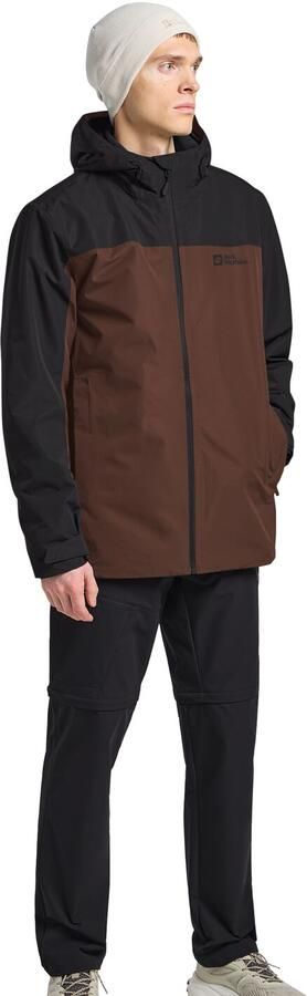 Jack Wolfskin Functioneel 3-in-1-jack TAUBENBERG 3IN1 JKT M 3in1 waterdicht overgangsjas - Foto 6