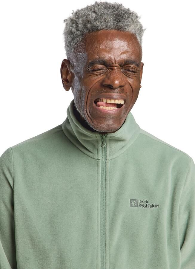 Jack Wolfskin Fleecejack TAUNUS FZ M Windafstotend ademend tussenjas - Foto 7