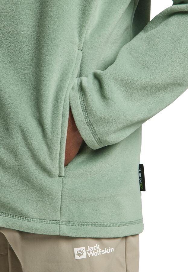 Jack Wolfskin Fleecejack TAUNUS FZ M Windafstotend ademend tussenjas - Foto 5
