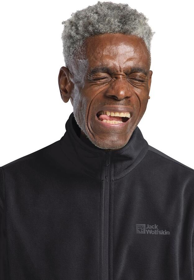 Jack Wolfskin Fleecejack TAUNUS FZ M Windafstotend ademend tussenjas - Foto 8