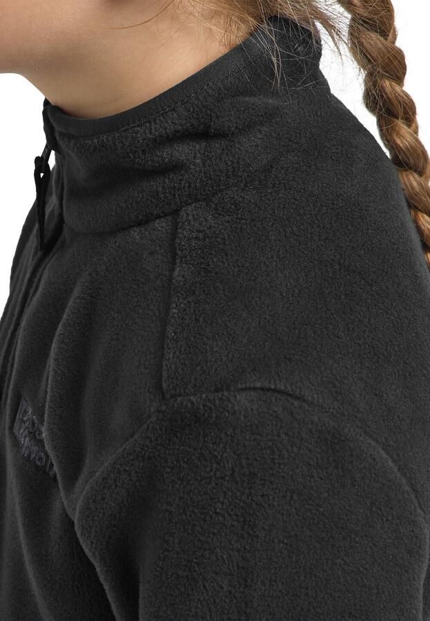 Jack Wolfskin Taunus Halfzip Kids Fleece trui Kinderen 104 granite black granite black - Foto 4