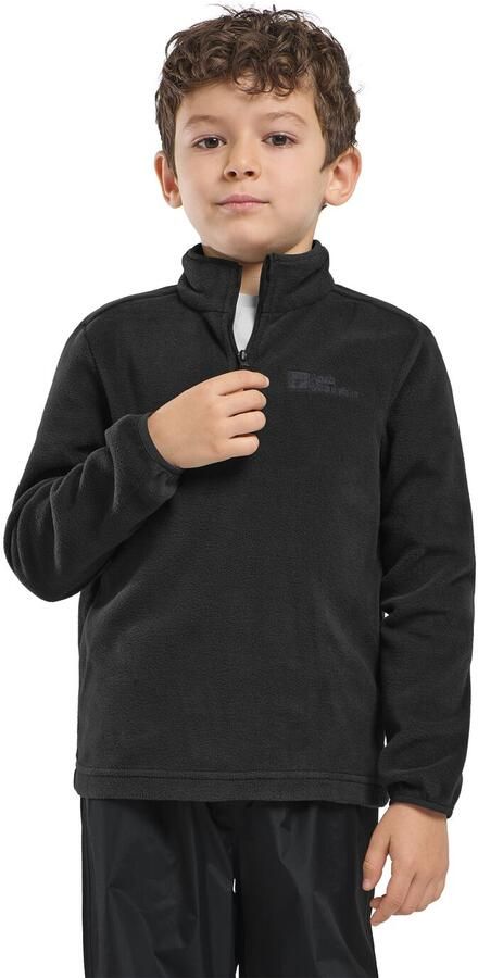 Jack Wolfskin Taunus Halfzip Kids Fleece trui Kinderen 104 granite black granite black - Foto 5