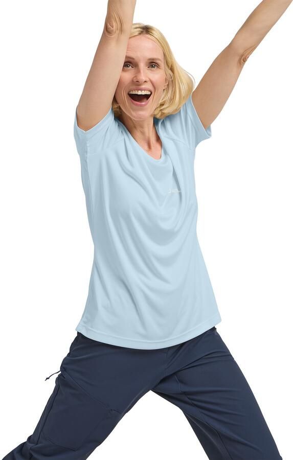 Jack Wolfskin Tech T-Shirt Women Functioneel shirt Dames 2XL ice blue Ice Blue - Foto 5