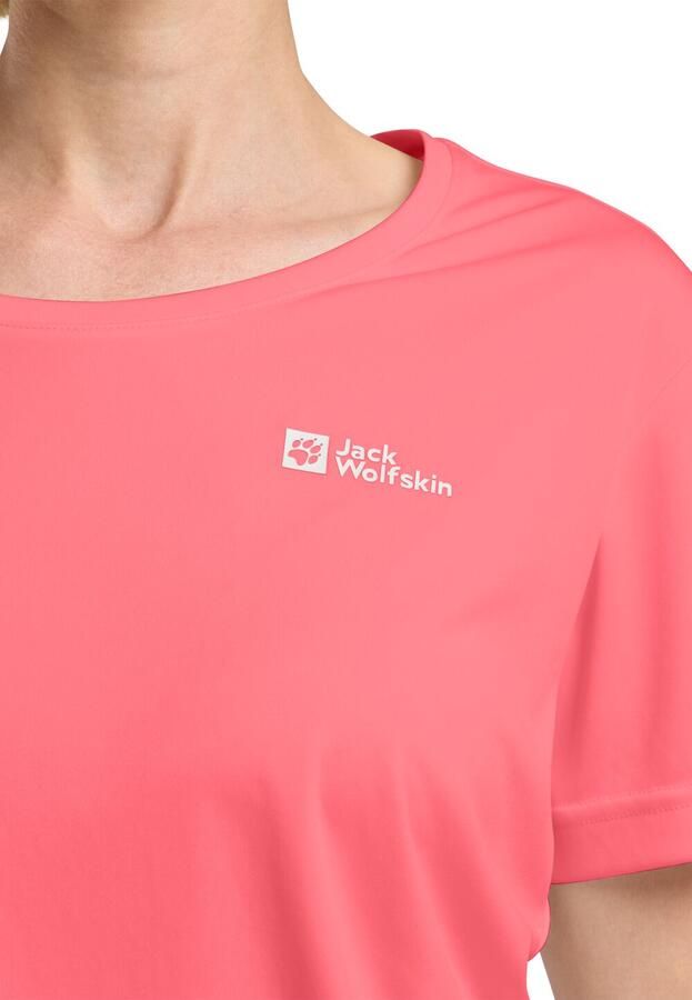 Jack Wolfskin Tech T-Shirt Women Functioneel shirt Dames 2XL sunset coral sunset coral - Foto 3
