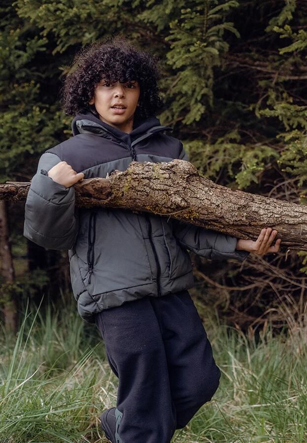 Jack Wolfskin Teen Ins Jacket Youth Isolerend jack tieners 128 granite black granite black