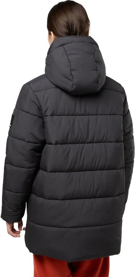Jack Wolfskin Teen Ins Long Jacket Youth Winterjack tieners 128 granite black granite black - Foto 3