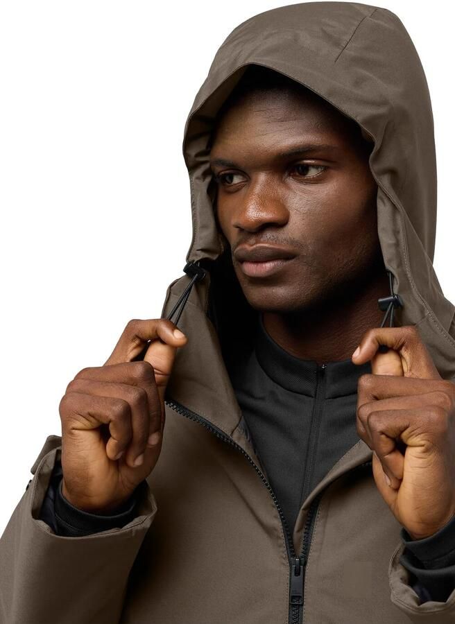 Jack Wolfskin Tempeltor Jacket Men Regenjack Heren XXXL cold coffee cold coffee - Foto 8