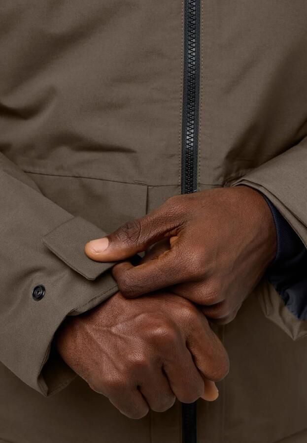 Jack Wolfskin Tempeltor Jacket Men Regenjack Heren XXXL cold coffee cold coffee - Foto 2