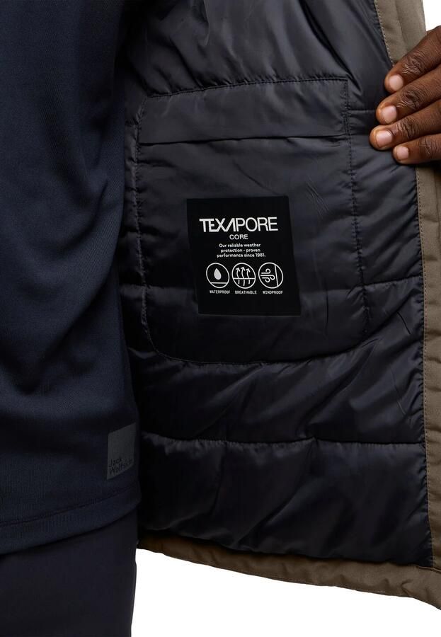 Jack Wolfskin Tempeltor Jacket Men Regenjack Heren XXXL cold coffee cold coffee - Foto 4