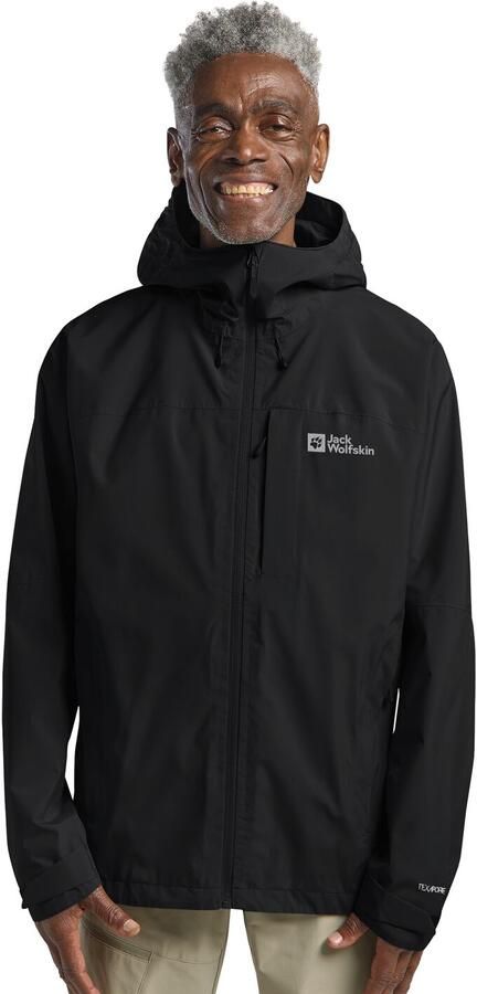 Jack Wolfskin Tempest 2L Jacket Men Regenjack Heren XXXL black