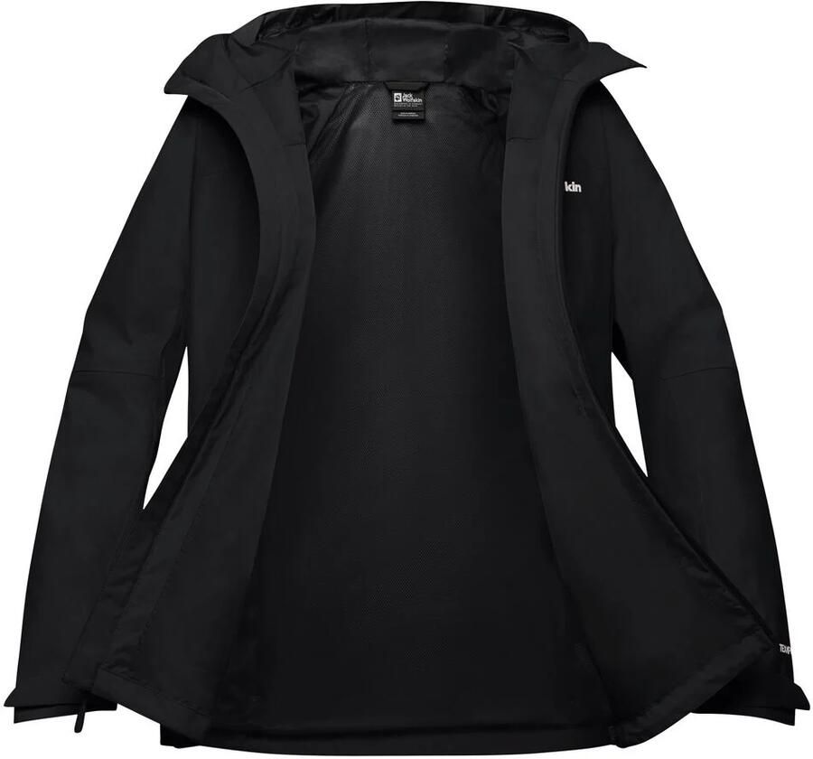 Jack Wolfskin Tempest 2L Jacket Women Regenjack Dames XXL black