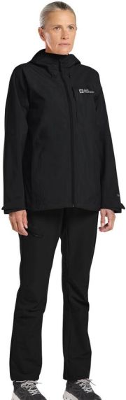 Jack Wolfskin Tempest 2L Jacket Women Regenjack Dames XXL black - Thumbnail 8