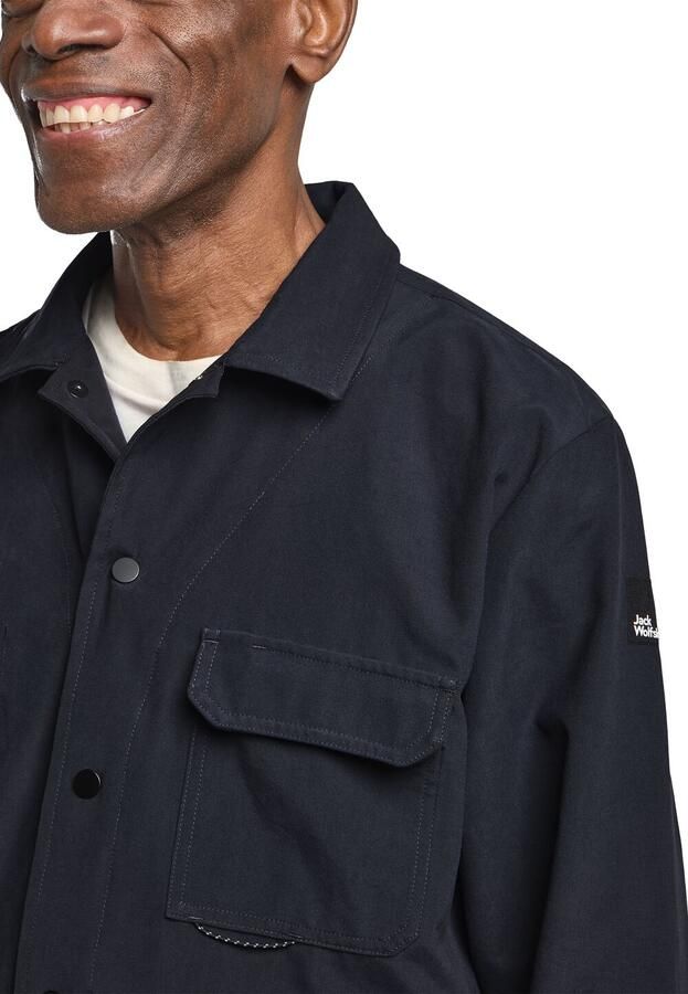Jack Wolfskin Outdooroverhemd TERRACADE OVERSHIRT M Outdoorjas mix van overhemd en jas - Foto 3