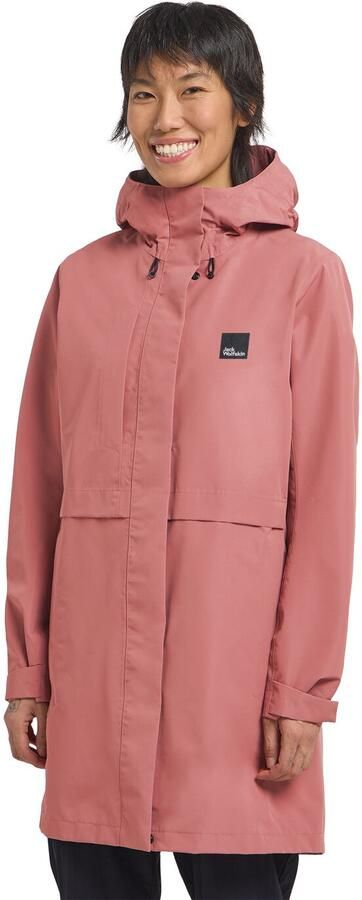 Jack Wolfskin Terraview 2l  Coat w Regenjas Dames XXL mineral red mineral red - Foto 7