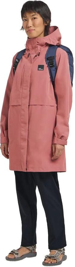 Jack Wolfskin Terraview 2l Coat w Regenjas Dames XXL mineral red mineral red - Foto 8