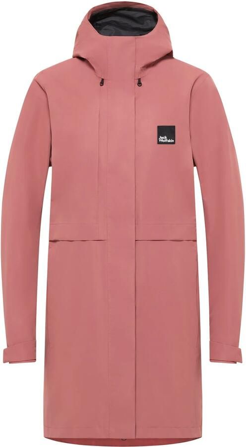 Jack Wolfskin Terraview 2l  Coat w Regenjas Dames XXL mineral red mineral red - Foto 4