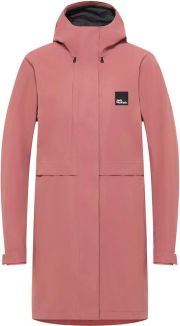 Jack Wolfskin Terraview 2l Coat w Regenjas Dames XXL mineral red mineral red - Thumbnail 4