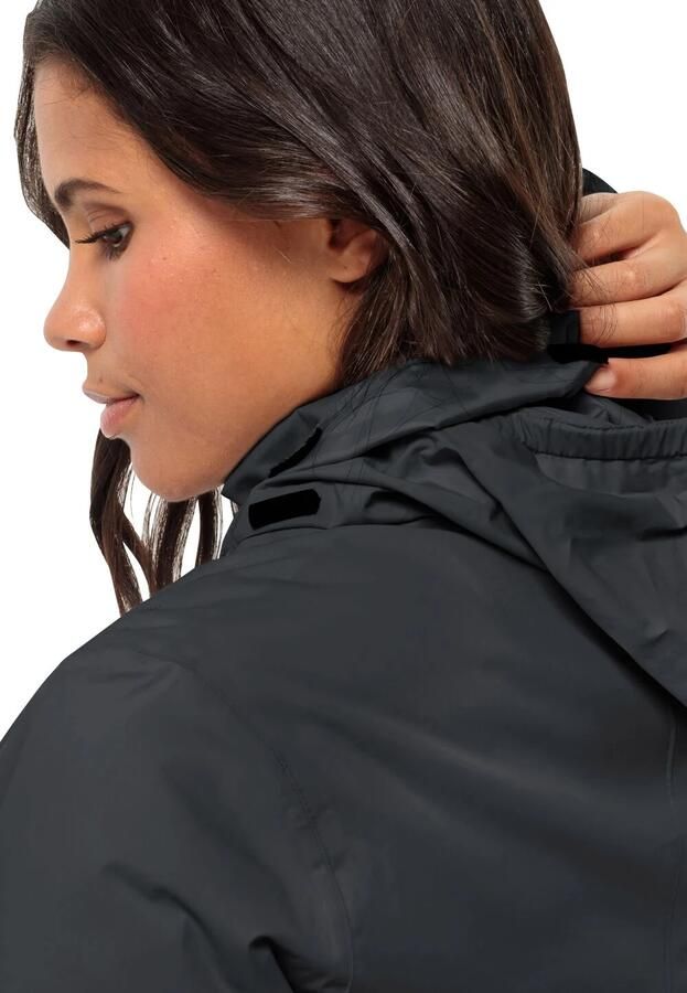 Jack Wolfskin Textor Coat Women Waterdichte jas Dames XXL phantom - Foto 2