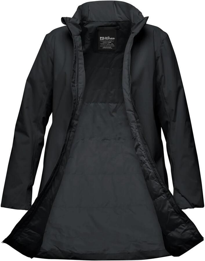 Jack Wolfskin Textor Coat Women Waterdichte jas Dames XXL phantom