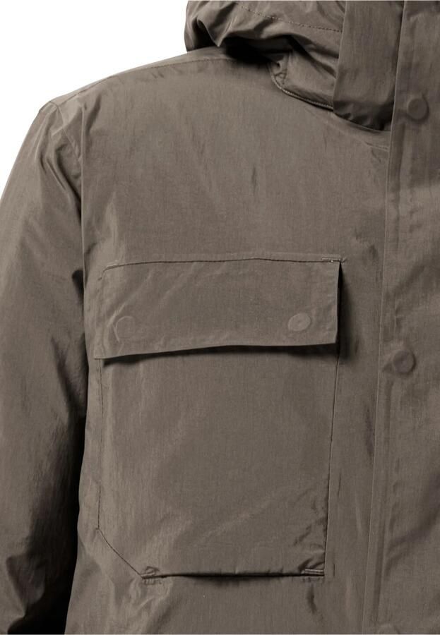 Jack Wolfskin Textor Utility Jacket Men Waterdicht winterjack Heren XXXL cold coffee cold coffee - Foto 5