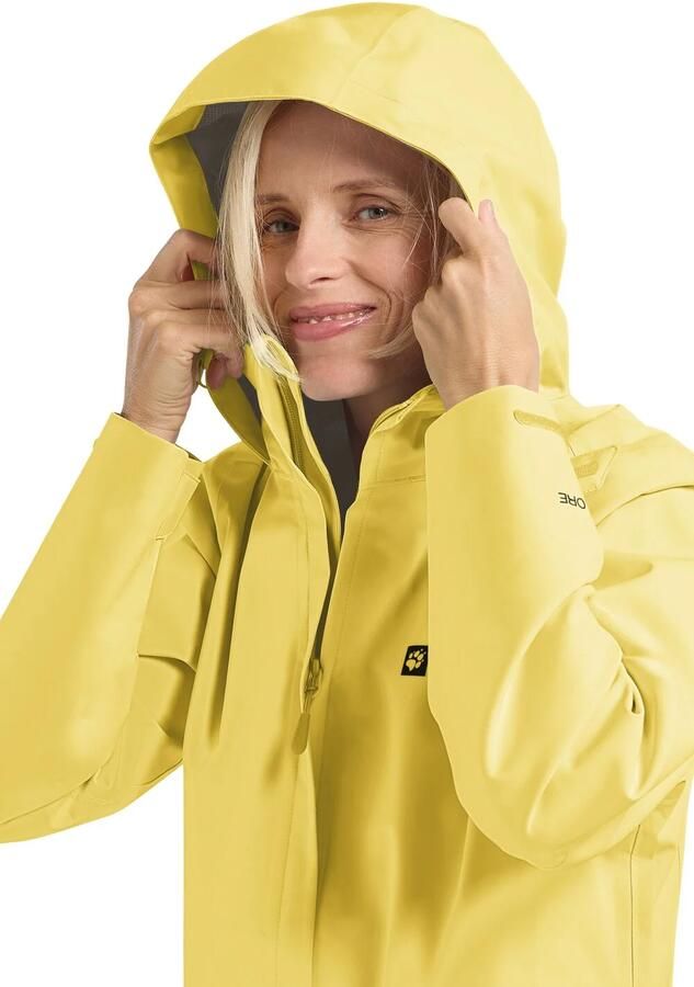 Jack Wolfskin Regenjack TRAILTIME 2L JKT W Waterafstotend winddicht ademend overgangsjas - Foto 3