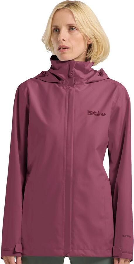 Jack Wolfskin Regenjack TRAILTIME 2L JKT W Waterafstotend winddicht ademend overgangsjas - Foto 12