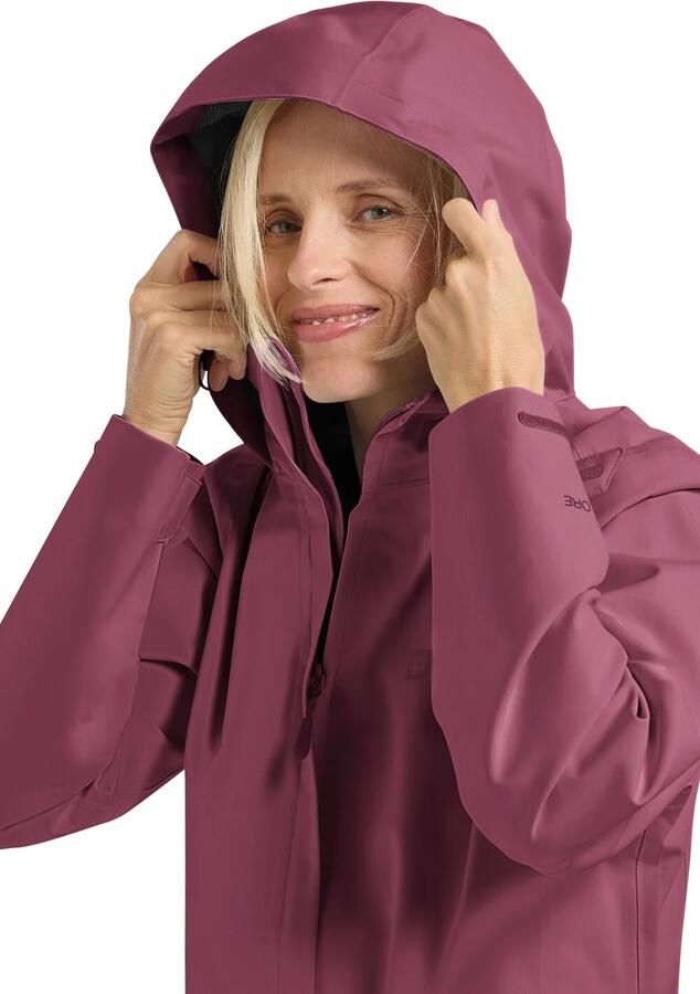 Jack Wolfskin Regenjack TRAILTIME 2L JKT W Waterafstotend winddicht ademend overgangsjas - Foto 6