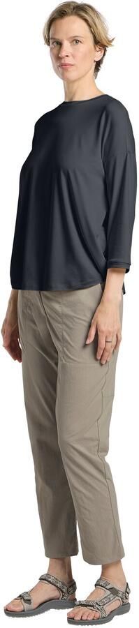 Jack Wolfskin Travel 3 4 T-Shirt Women T-shirt met 3 4 mouwen met zonnebescherming dames XXL dark navy heather dark navy heather - Foto 5