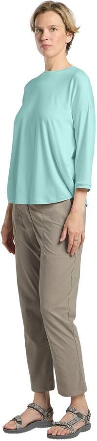 Jack Wolfskin Travel 3 4 T-Shirt Women T-shirt met 3 4 mouwen met zonnebescherming dames XXL soft jade heather soft jade heather - Foto 5