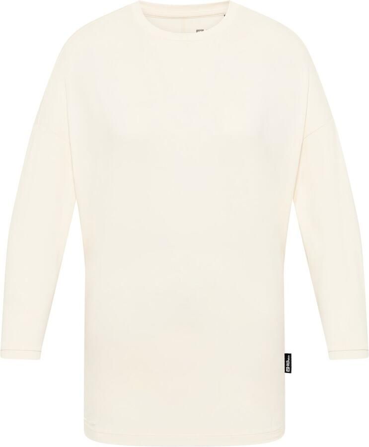 Jack Wolfskin Travel 3 4 T-Shirt Women T-shirt met 3 4 mouwen met zonnebescherming dames XXL cotton white heather cotton white heather - Foto 2