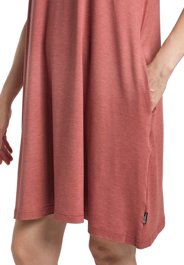 Jack Wolfskin Travel Dress Zomerjurk Dames 2XL mineral red heather mineral red heather - Foto 4