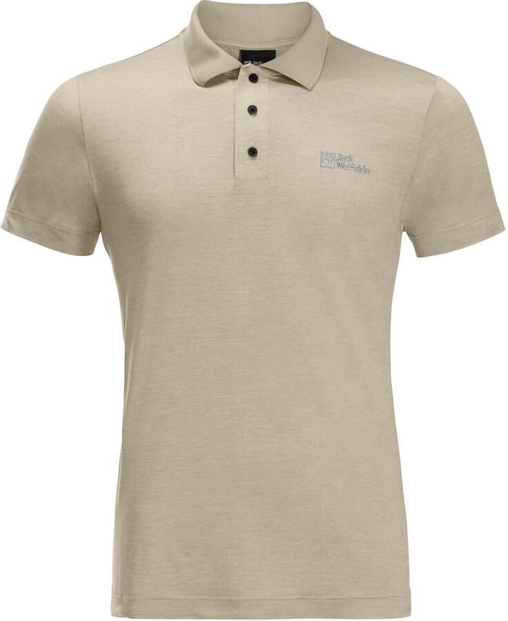 Jack Wolfskin Travel Polo Men Poloshirt met zonnebescherming Heren XL stone heather stone heather - Foto 2