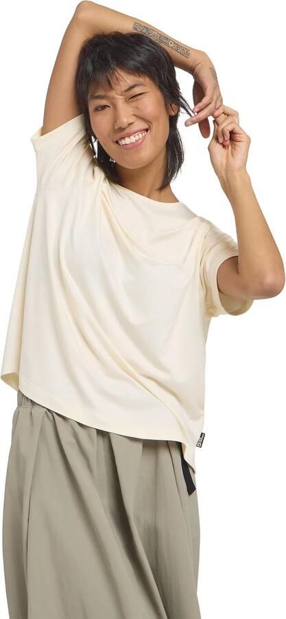 Jack Wolfskin Travel T-Shirt Women Functioneel shirt met zonnebescherming Dames XL cotton white heather cotton white heather - Foto 4