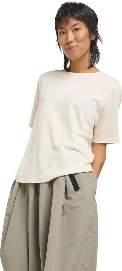 Jack Wolfskin Travel T-Shirt Women Functioneel shirt met zonnebescherming Dames XL cotton white heather cotton white heather - Foto 6