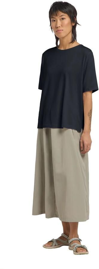 Jack Wolfskin Travel T-Shirt Women Functioneel shirt met zonnebescherming Dames XL dark navy heather dark navy heather - Foto 5