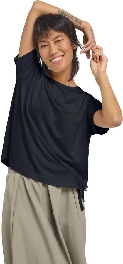 Jack Wolfskin Travel T-Shirt Women Functioneel shirt met zonnebescherming Dames XL dark navy heather dark navy heather - Foto 3