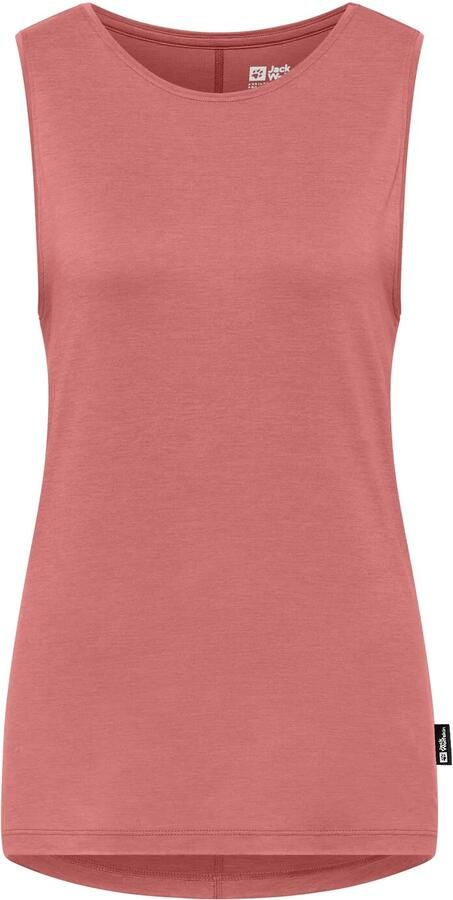 Jack Wolfskin Travel Top Women Functioneel topje Dames XXL mineral red heather mineral red heather - Foto 4