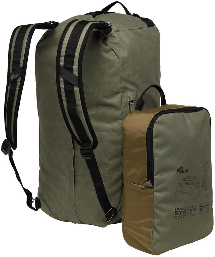 Jack Wolfskin Traveltopia Duffle 45 Sport- en reisrugzak One Size dusty olive dusty olive