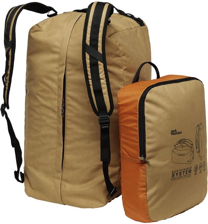 Jack Wolfskin Traveltopia Duffle 65 Sport- en reisrugzak One Size dunelands