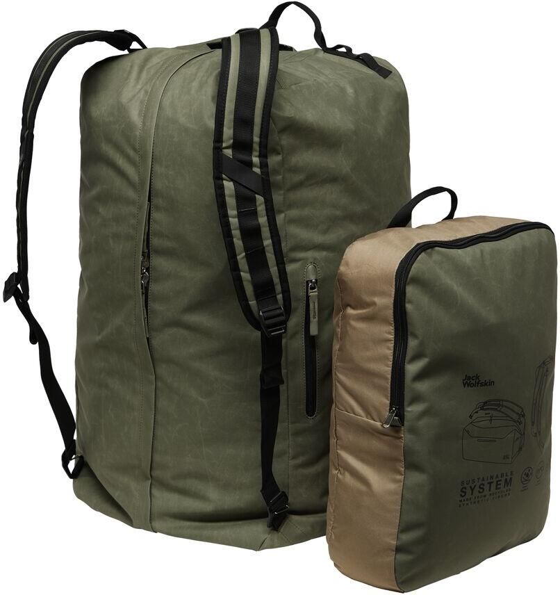 Jack Wolfskin Traveltopia Duffle 85 Sport- en reisrugzak One Size dusty olive dusty olive