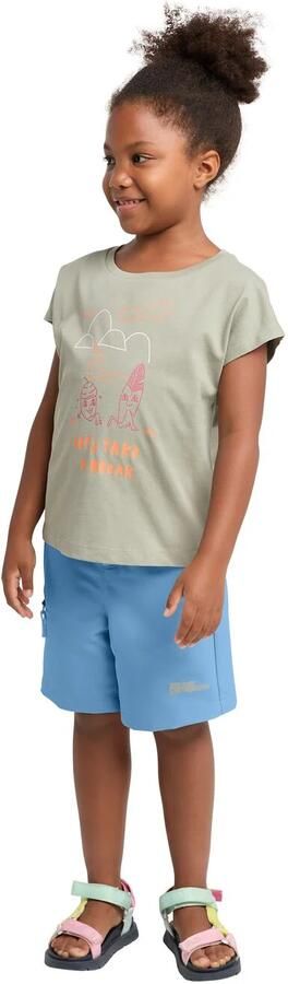 Jack Wolfskin Turbulence Shorts Kids Kinderen korte broek 116 ele tal blue Ele tal Blue - Foto 3