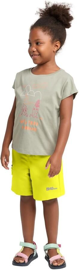 Jack Wolfskin Turbulence Shorts Kids Kinderen korte broek 116 firefly - Foto 3